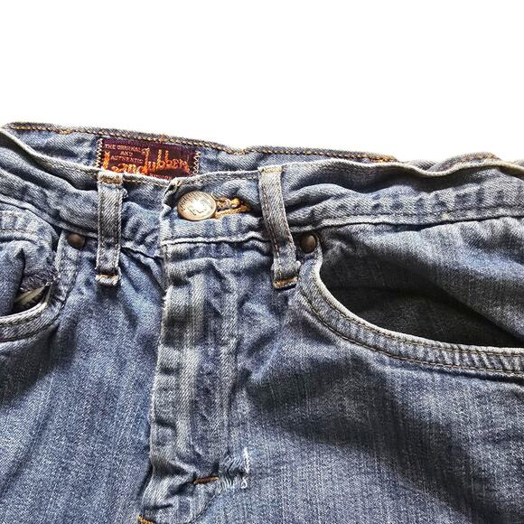 Vintage Landlubber Denim Jeans 70s Retro Girls Bell Bottom Pants Size 5 Groovy - Picture 3 of 9
